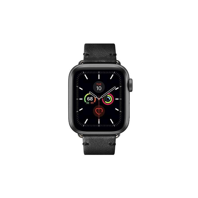 Apple Watch (38/40/SE/41/42 mm) Native Union Classic ekte lærreim - svart
