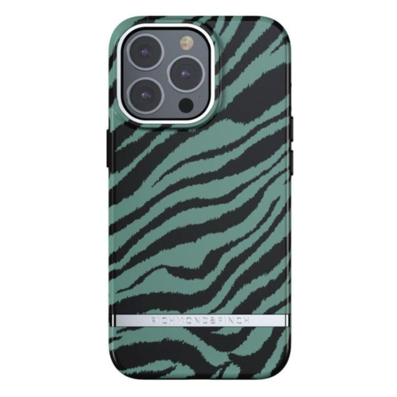 Richmond & Finch iPhone 13 Pro Freedom-deksel - Emerald Zebra