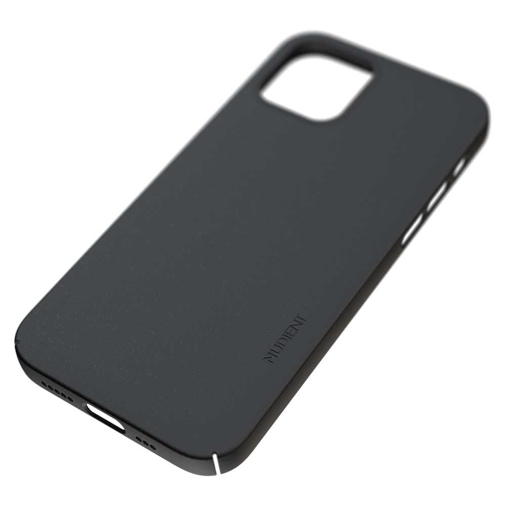 Nudient Thin Case V3 iPhone 12 / 12 Pro-deksel - Blekksvart