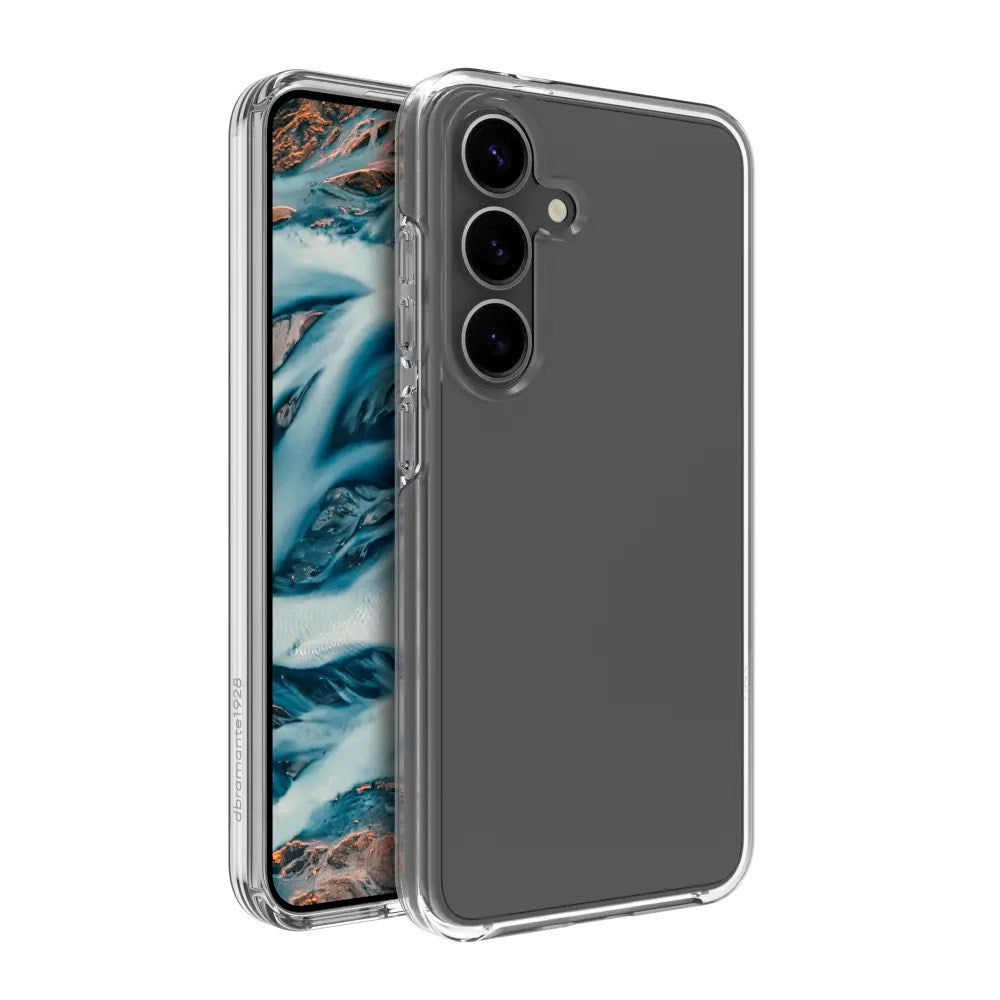 dbramante1928 Samsung Galaxy S25 Iceland Pro Case - 100% Genbrugsplast - Gennemsigtig