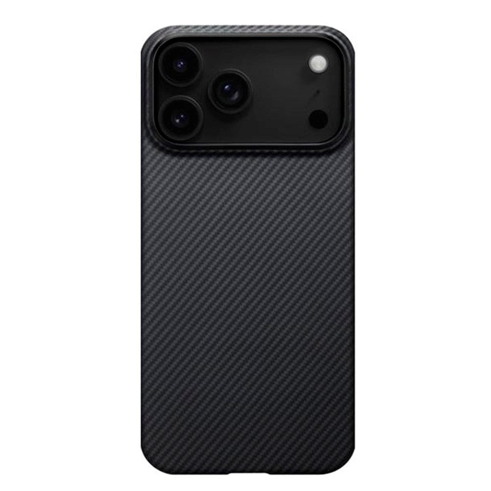 PITAKA iPhone 17 Pro Max Ultra Slim Bagside Cover - MagSafe Kompatibel - Black / Grey