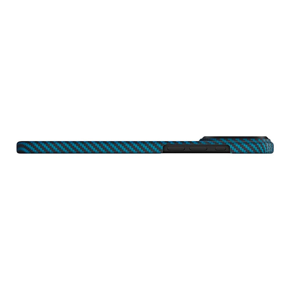 PITAKA iPhone 17 Pro Ultra Slim Bagside Cover - MagSafe Kompatibel - Blue / Grey