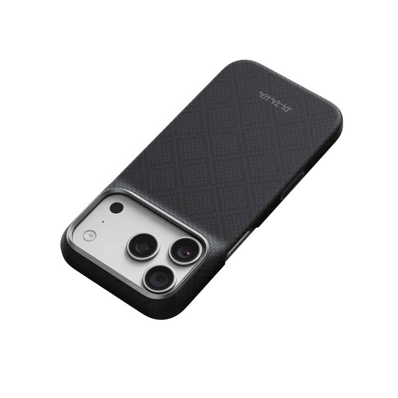 Pitaka iPhone 18 Pro / 17 Pro Edge Bagside Cover - MagSafe Kompatibel - Lava Black