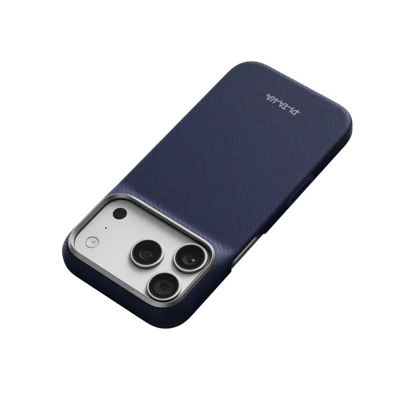 Pitaka iPhone 18 Pro / 17 Pro Edge Bagside Cover - MagSafe Kompatibel - Sapphire Blue