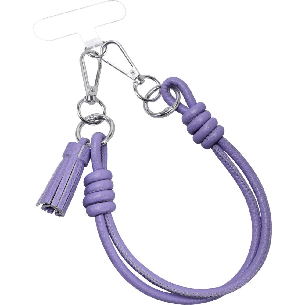 LAUT iPhone 18 Pro / 17 Pro TWINE EDGE Mobil Cover med Strop - MagSafe Kompatibel - Lilac Butterfly