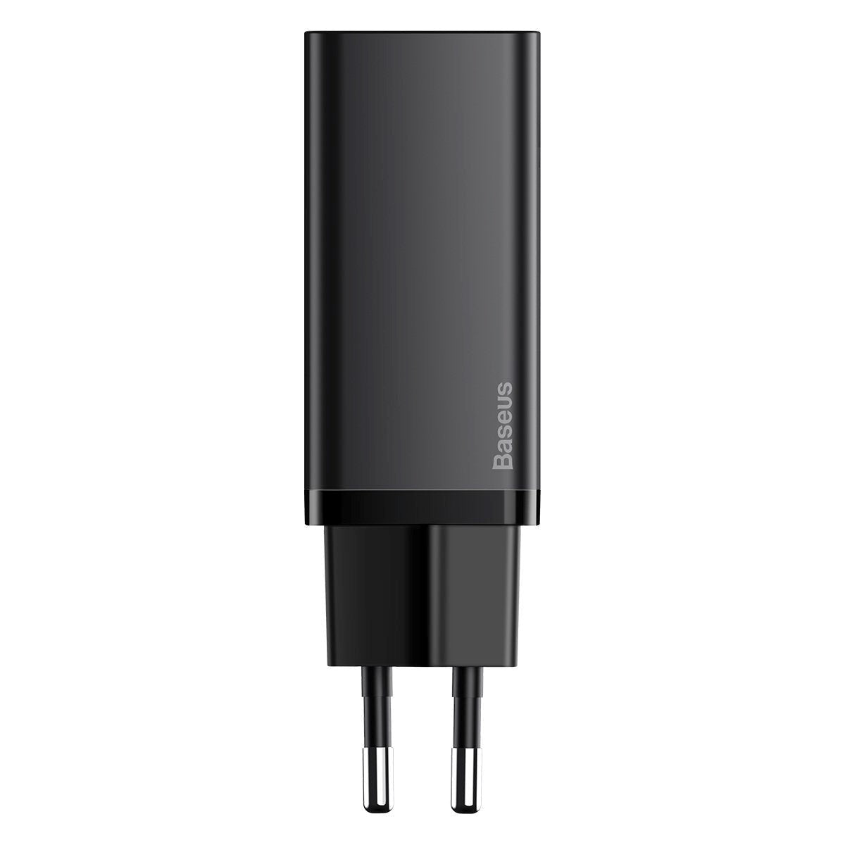 Baseus 65W GaN² PD vegglader USB-C & USB-A - Svart