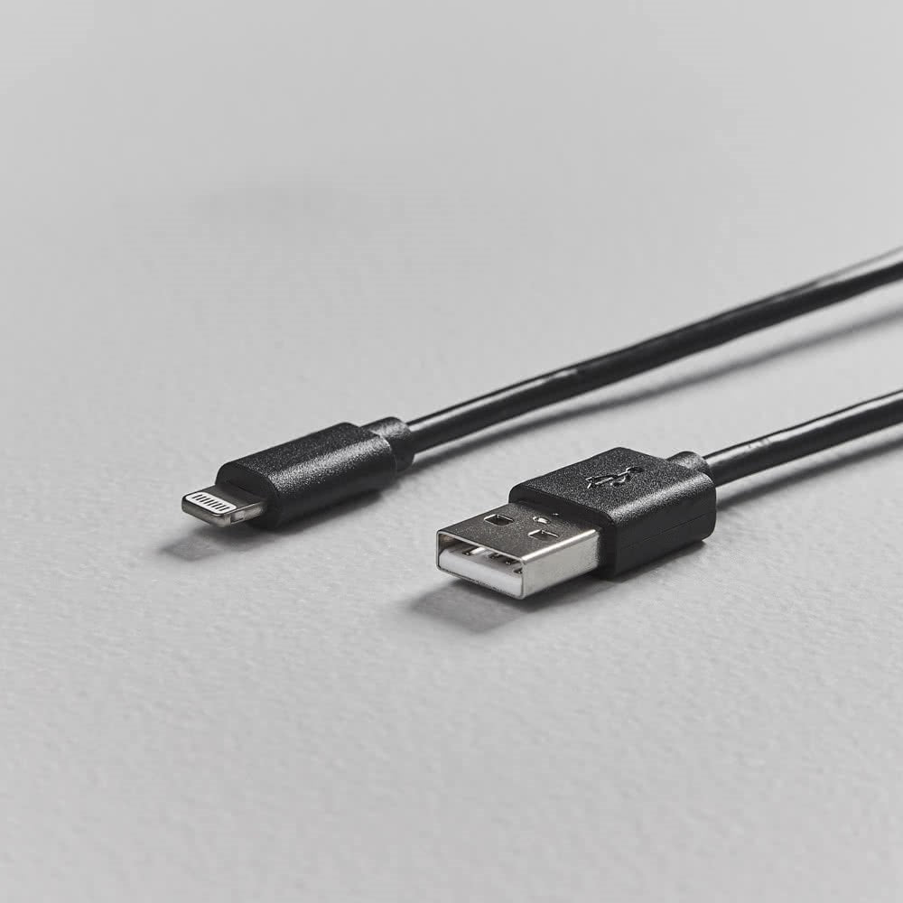 Smartline USB-A til Lightning-kabel 1m. - Svart