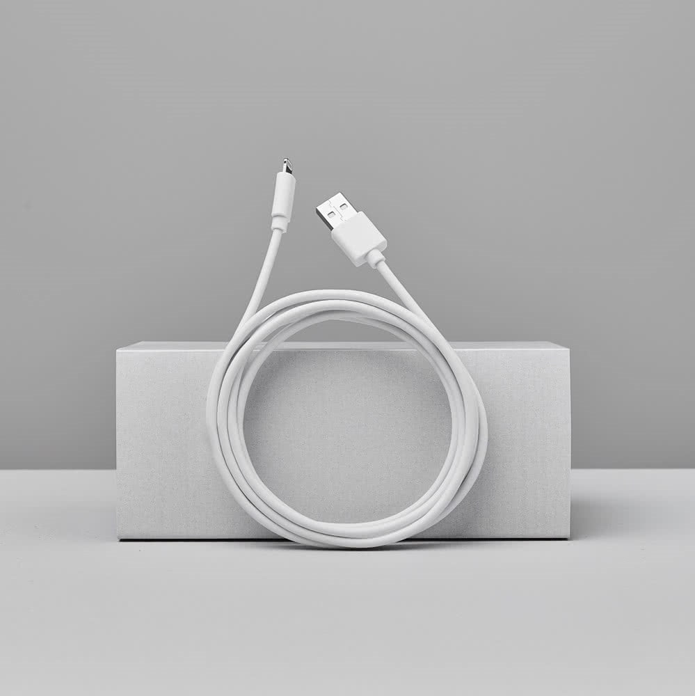Smartline USB-A til Lightning-kabel 3m. - Hvit