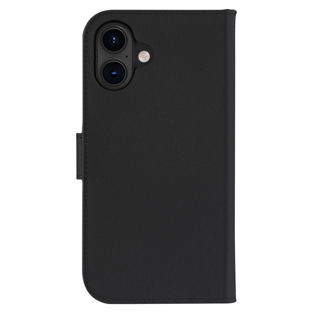 iPhone 16 Plus dbramante1928 Lynge Magnet Flip-deksel i ekte skinn - MagSafe-kompatibel - Svart