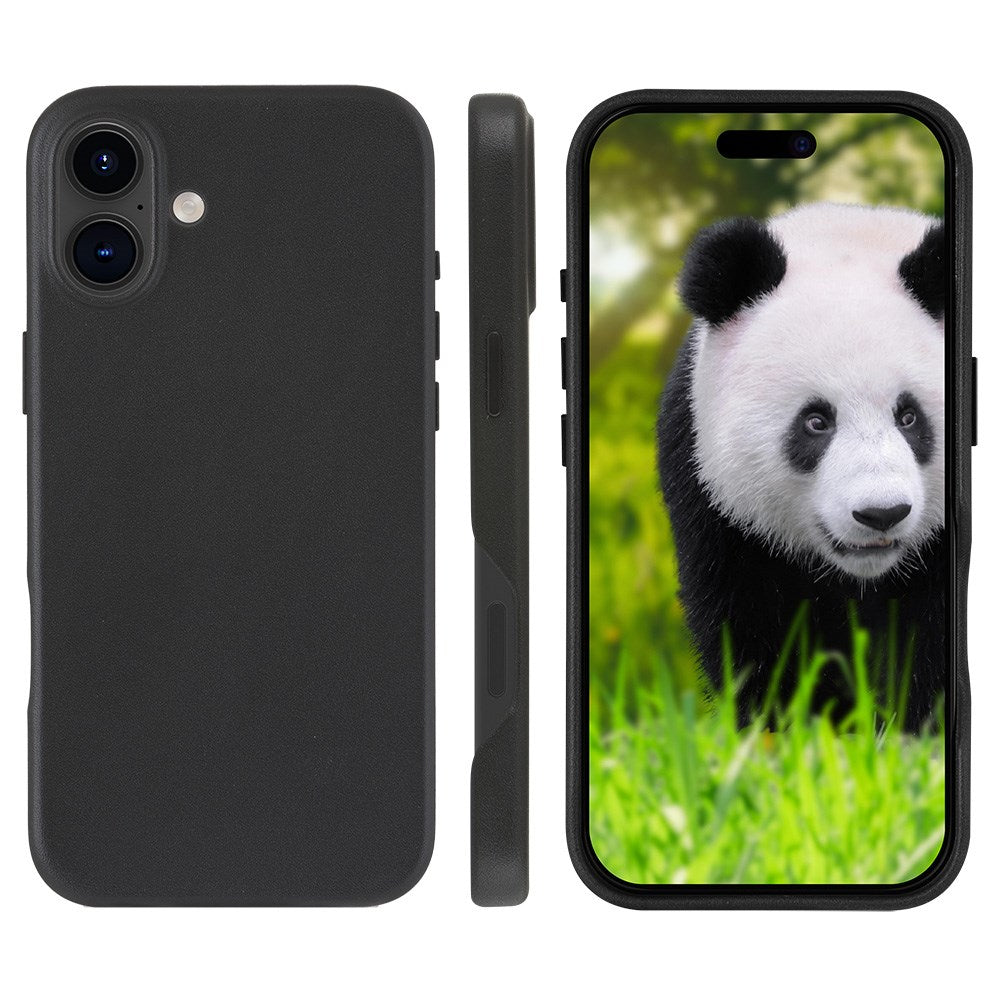 iPhone 16 Plus dbramante1928 Lynge Magnet Flip-deksel i ekte skinn - MagSafe-kompatibel - Svart