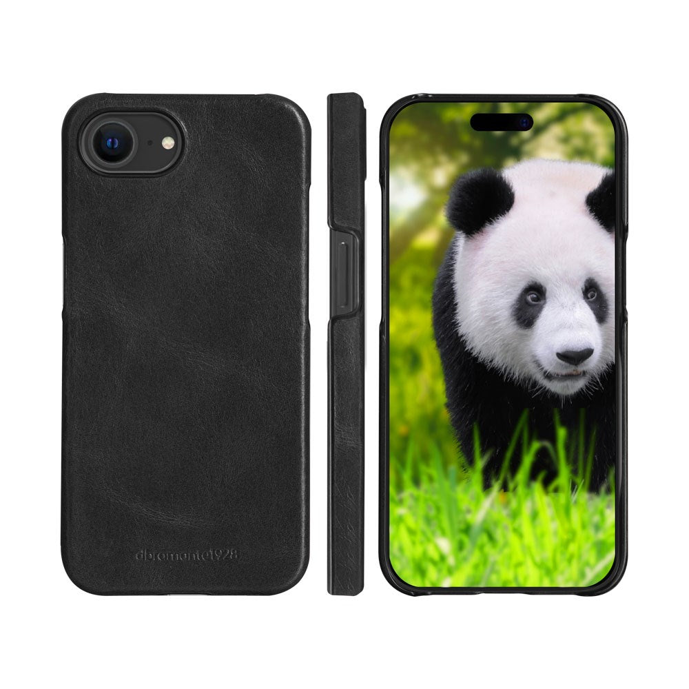 iPhone 16e dbramante1928 Lynge Ægte Læder Magnet Flip Cover - Black