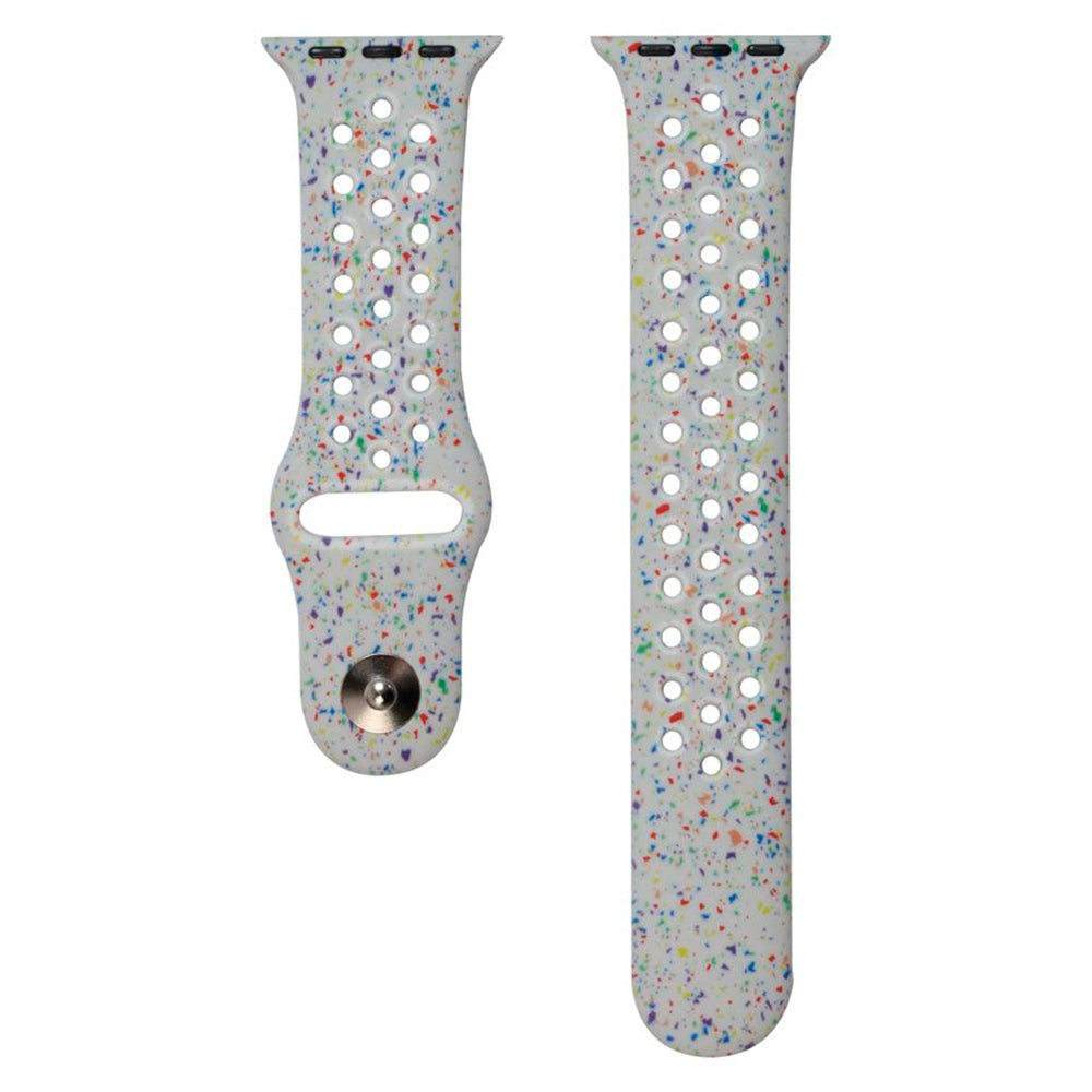 Apple Watch (38/40/SE/41/42 mm) Silikonrem Lippa FLOUR - Hvit