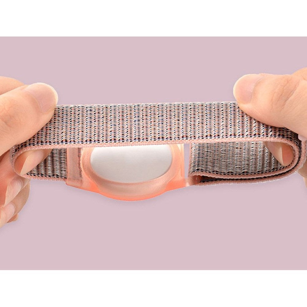 Lippa Nylon armbånd for AirTag - Rosa