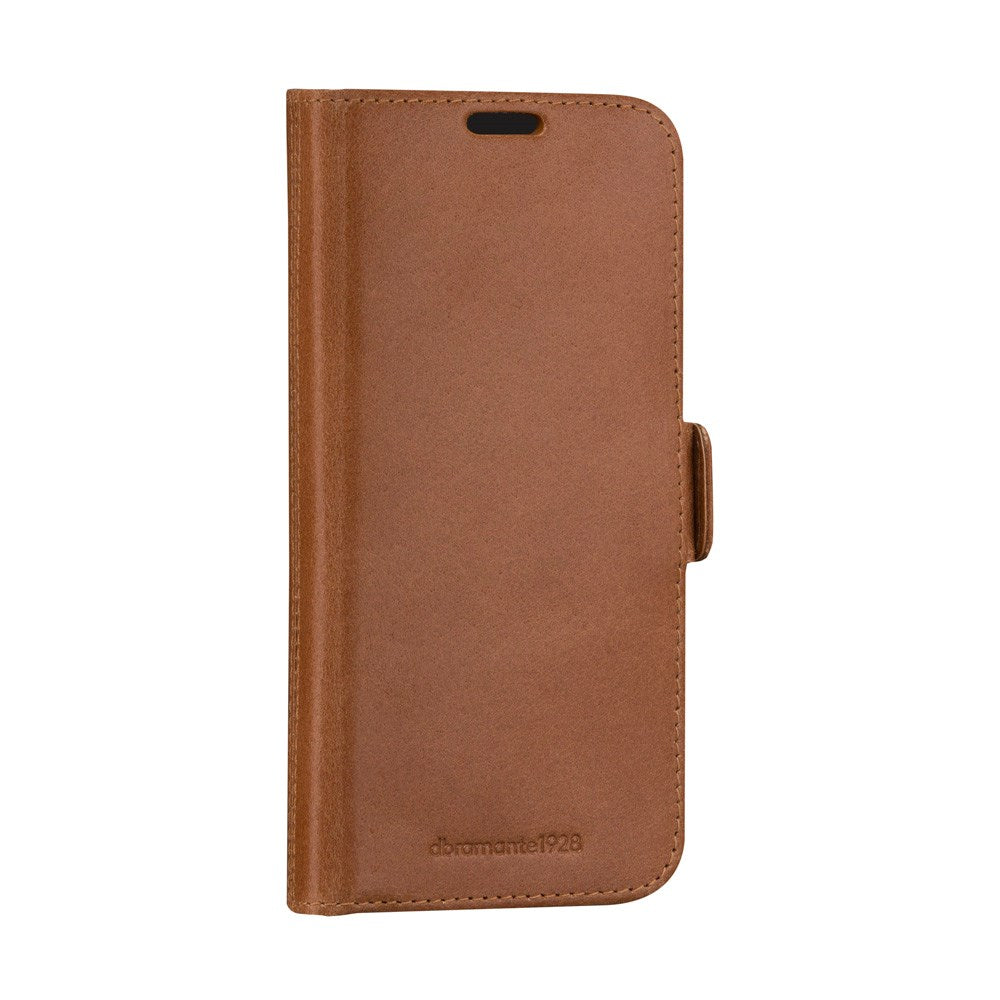 Samsung Galaxy A55 (5G) - dbramante1928 Lynge 2-i-1 Ægte Læder Flip Cover - Tan