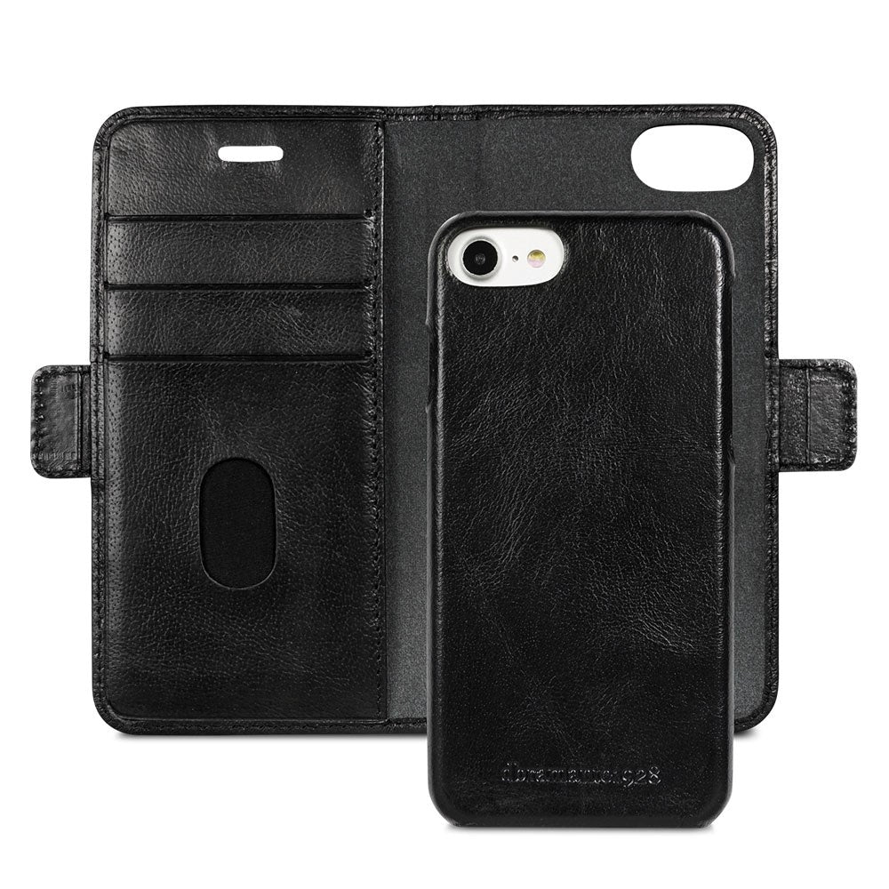iPhone SE (2022/2020)/8/7/6/6s deksel dbramante1928 Heather Genuine Leather Black v. 2