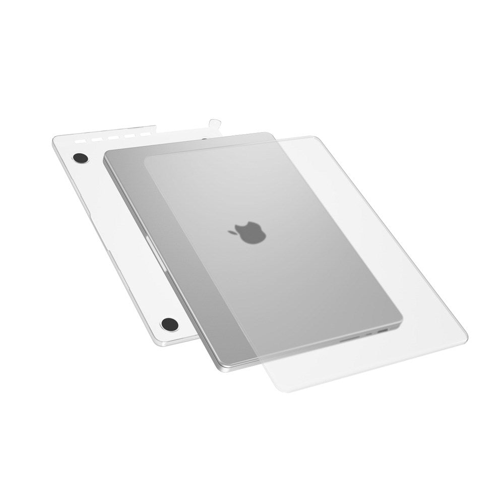 Epico Slim Shell - MacBook Pro 16" M1 / M2 / M3 / M4 (2021 / 2024) - Mat Gennemsigtig