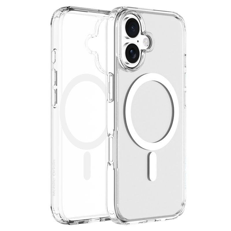 Mobile Origin iPhone 17 Hybrid Mobil Cover - MagSafe Kompatibel - Gennemsigtig