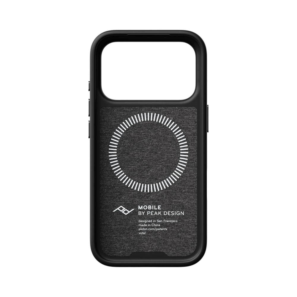 iPhone 18 Pro Peak Design Everyday Bagside Cover - MagSafe Kompatibel - Charcoal
