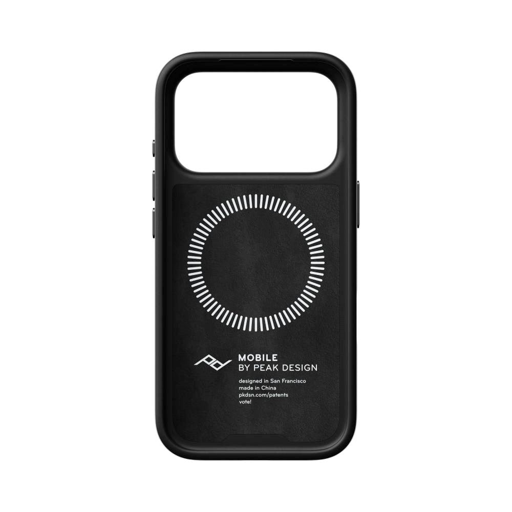 iPhone 18 Pro Peak Design Everyday Loop Bagside Cover - MagSafe Kompatibel - Black Clarino
