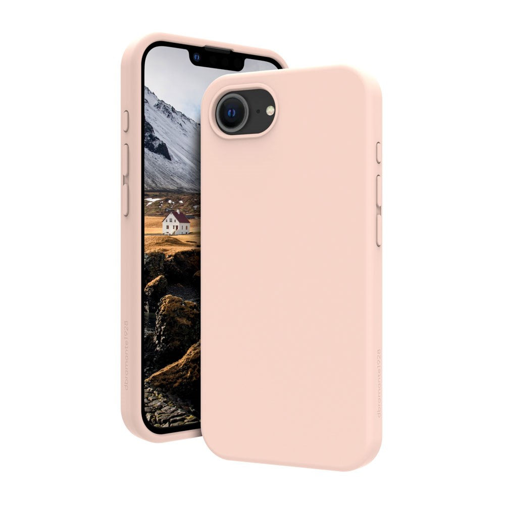 dbramante1928 iPhone iPhone 16e Monaco Bagside Cover - MagSafe Kompatibel - Pink Sand