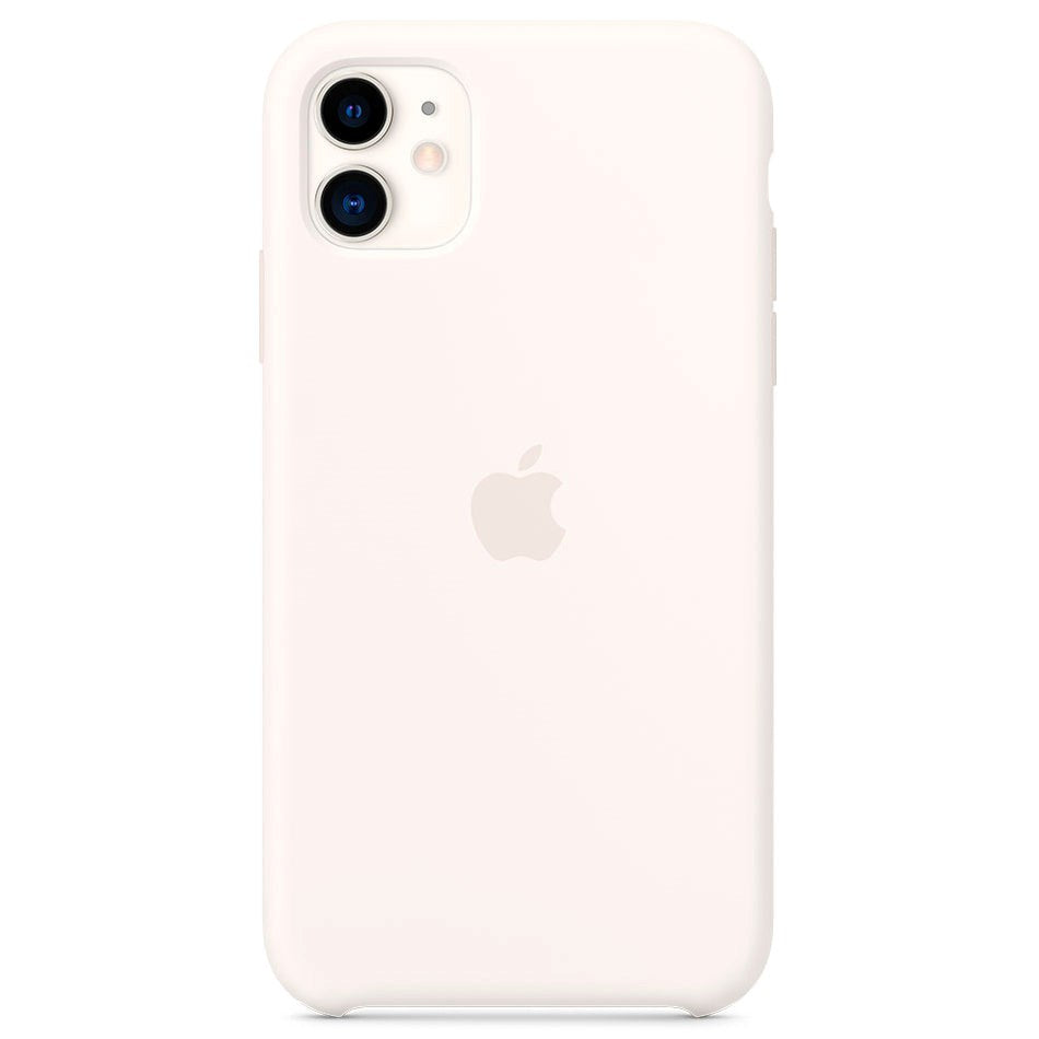 Original Apple iPhone 11 Silikone Cover (MWVX2ZM/A) - Hvid