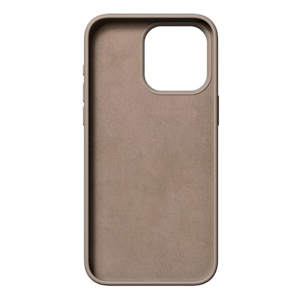 Nudient iPhone 15 Pro Base Silikondeksel - Stone Beige