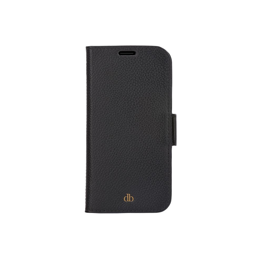 Dbramante1928 iPhone 12/12 Pro New York 2-i-en Læder Flipcover - Sort