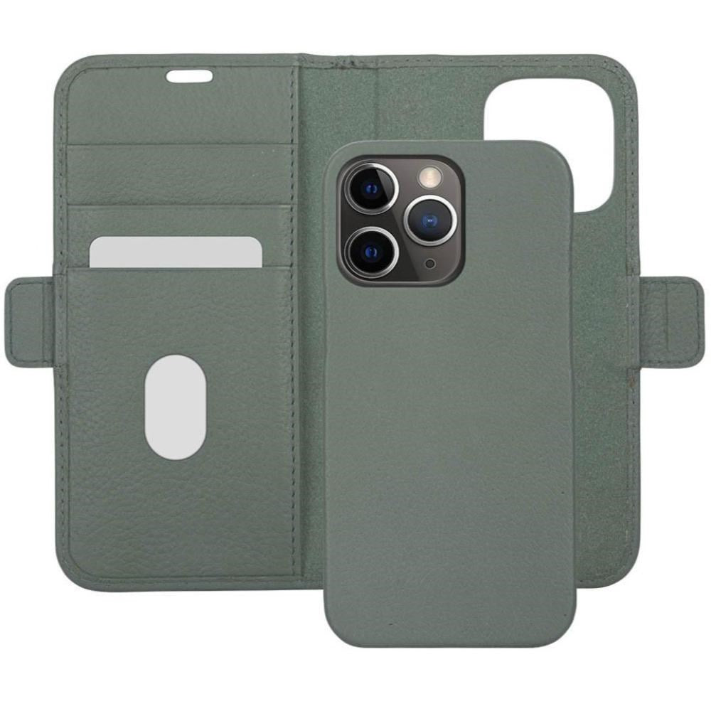 iPhone 13 Pro Max dbramante1928 New York magnetisk flipdeksel i ekte skinn m. Lommebok - Greenbay