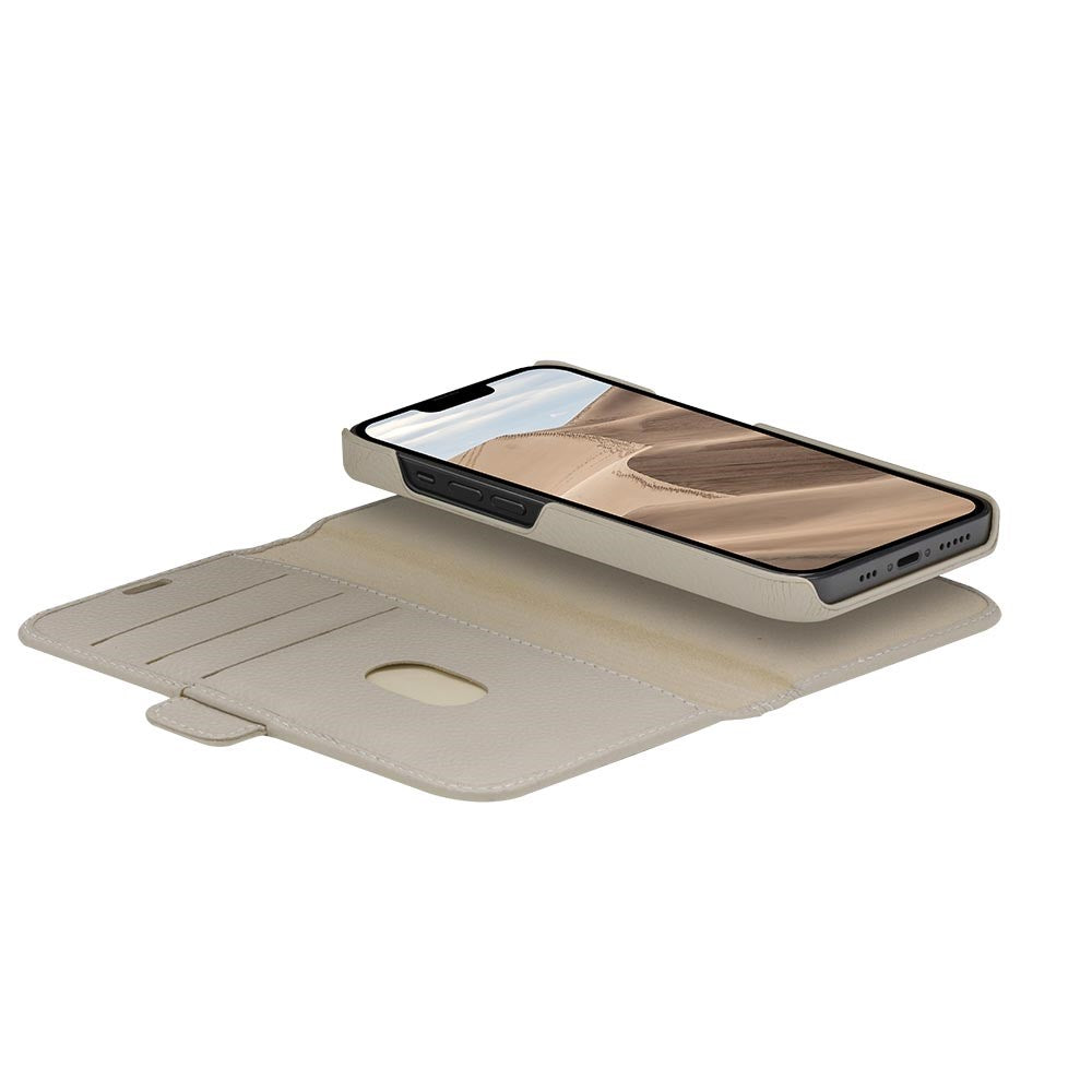 Dbramante1928 iPhone 14 New York 2-i-1 skinndeksel - beige