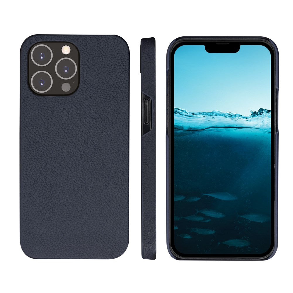 iPhone 14 Pro Max - dbramante1928 New York 2-i-1 Ægte Læder Flip Cover - Pacific Blue