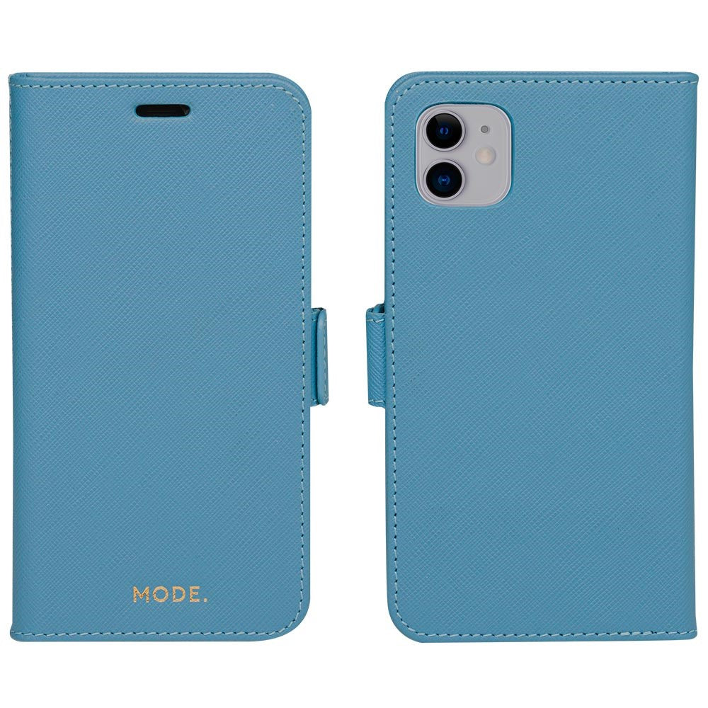 Dbramante1928 iPhone 11 New York 2-i-en Læder Flipcover - Blå