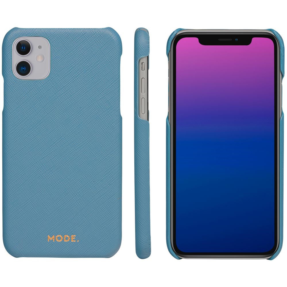 Dbramante1928 iPhone 11 New York 2-i-en Læder Flipcover - Blå