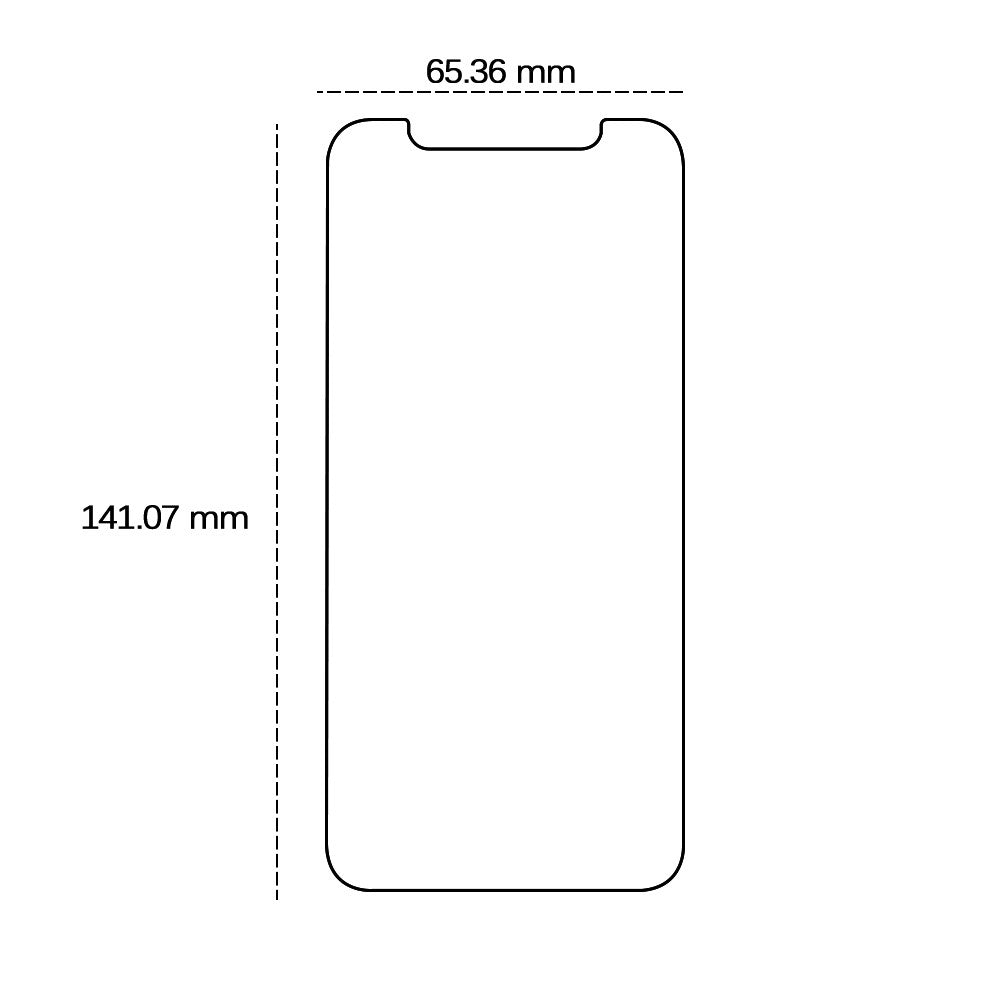iPhone 11 / XR TFO Hærdet Beskyttelsesglas - Gennemsigtig