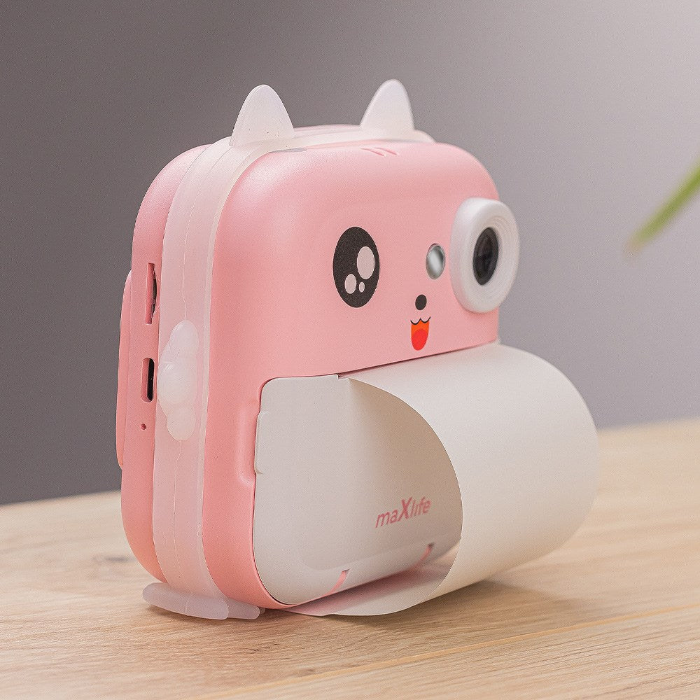 MaxLife MXPC-100 Kids - Instant Digital Camera - Rosa