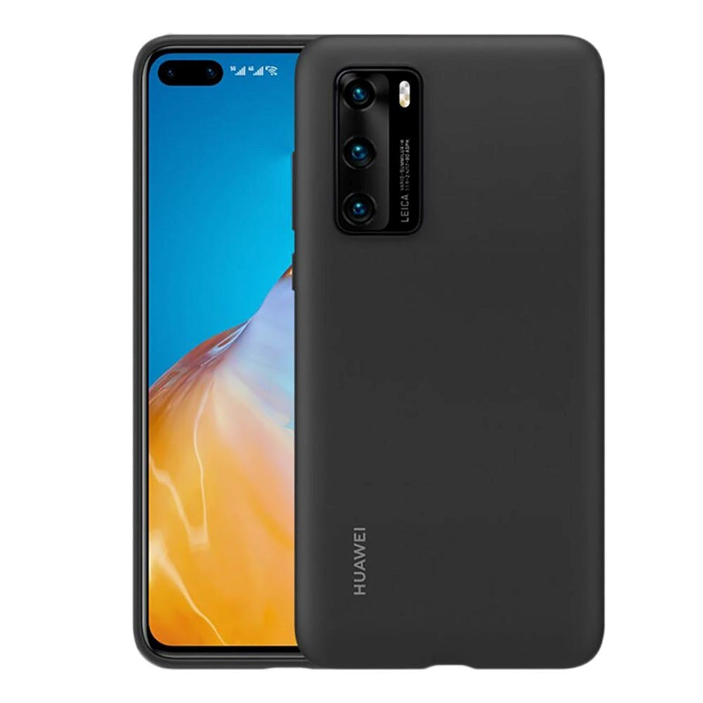Originalt Huawei P40 Silikondeksel - Svart