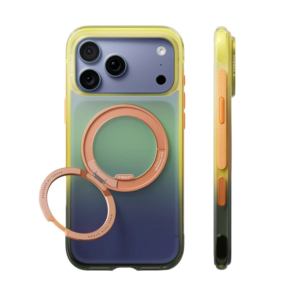 iPhone 18 Pro / 17 Pro TORRAS O3 Air Gradient Bagside Cover - MagSafe Kompatibel - Arizona Glow