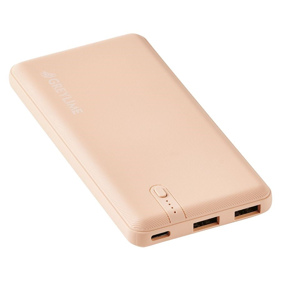 GreyLime Ocean 12W 10 000 mAh - PowerBank 2x USB-A - Sandfarget