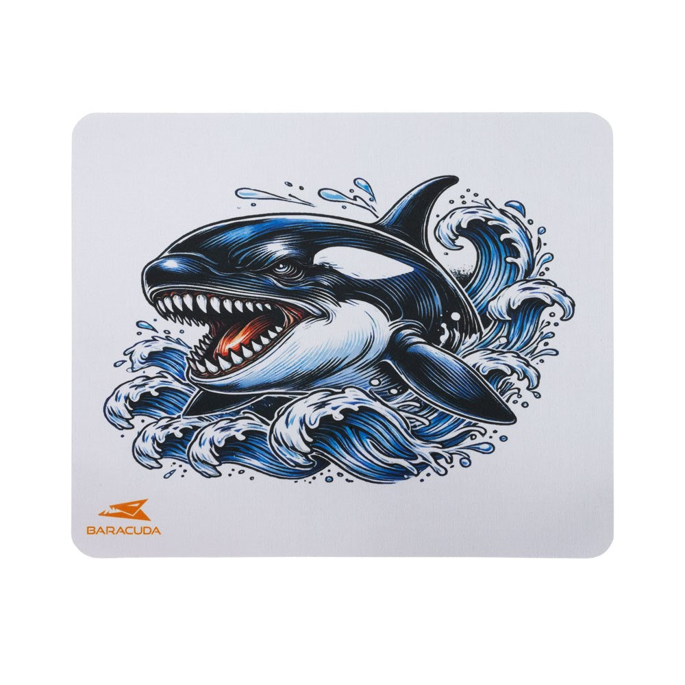 Baracuda ORCA M 300 x 250 Gaming Musemåtte - Hvid