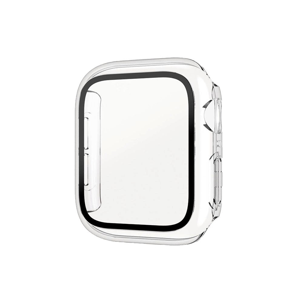 PanzerGlass Apple Watch 4/5/6/SE (44 mm) beskyttelsesdeksel for hele kroppen - gjennomsiktig m. Svart ramme