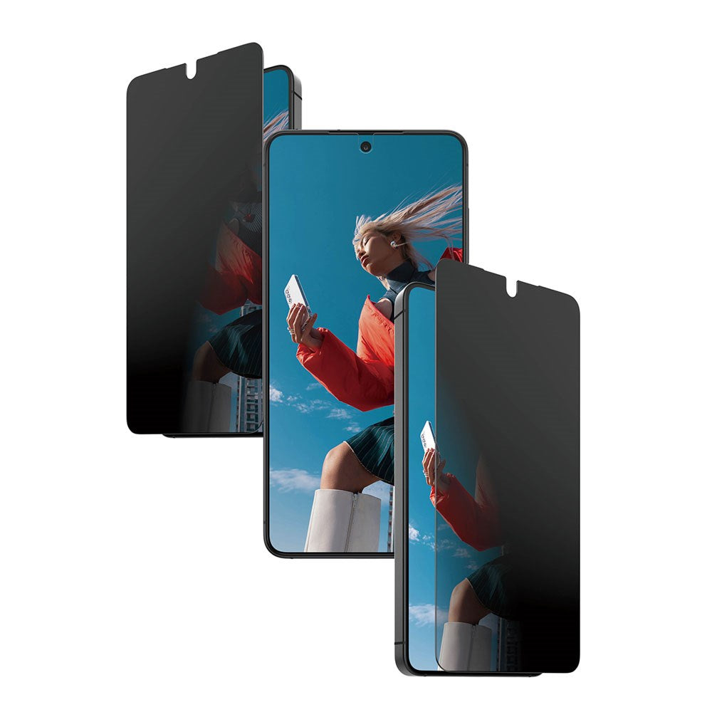 Samsung Galaxy S26 PanzerGlass 2-Way Privacy Skærmbeskyttelsesglas - inkl. EasyAligner - Gennemsigtig