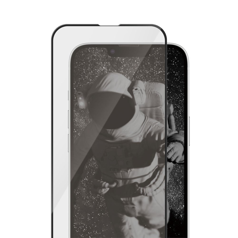 iPhone 17e / 16e / 14 / 13 / 13 Pro PanzerGlass Ceramic - Ultra-Wide Fit - Skærmbeskyttelsesglas m. FastFit In-A-Box - Gennemsigtig