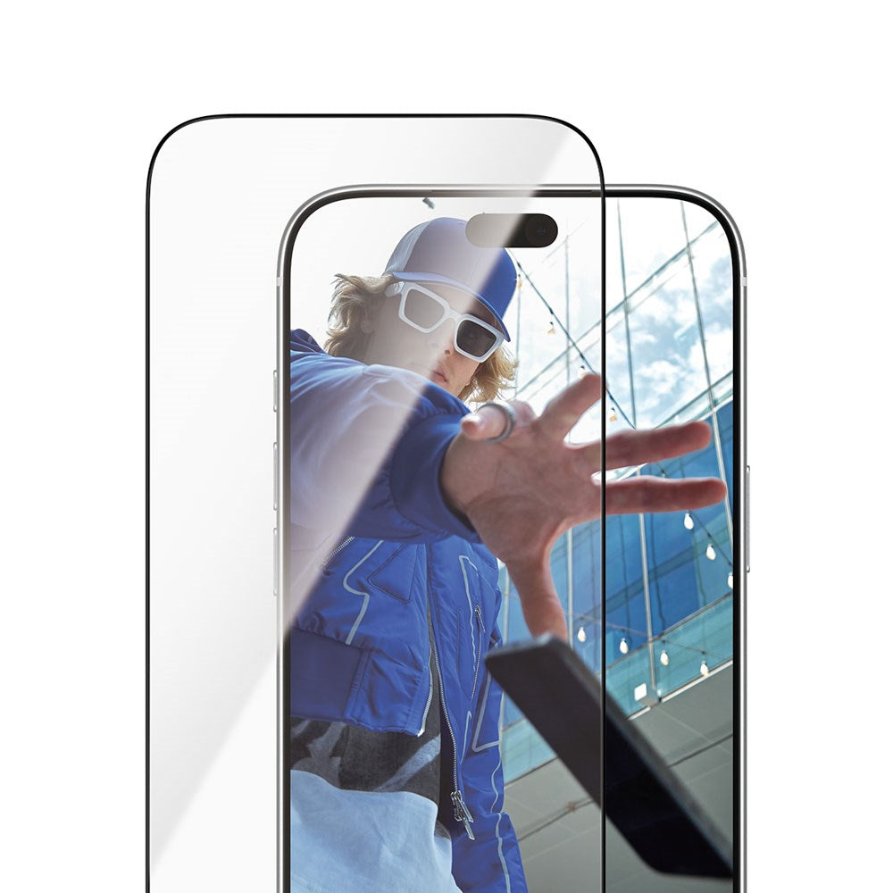 iPhone 18 Pro Max / 17 Pro Max PanzerGlass Hærdet Beskyttelsesglas inkl. FastFit In-A-Box - Ultra Wide Fit - Gennemsigtig