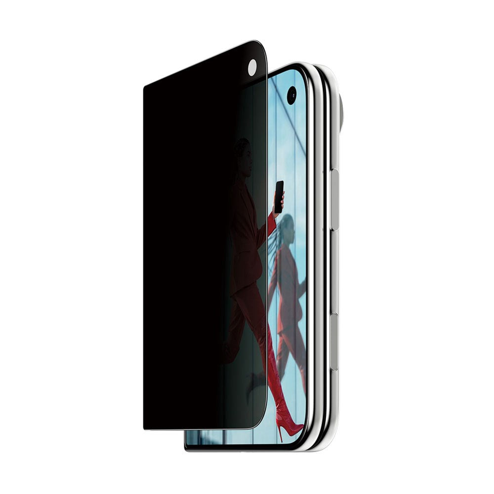 iPhone Duo PanzerGlass Ultra Wide Fit Hærdet Beskyttelsesglas inkl. FastFit In-A-Box - Privacy - Gennemsigtig