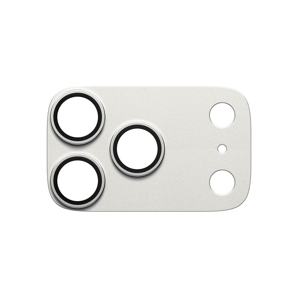 iPhone 17 Pro PanzerGlass FENDER Kameralinse Beskyttelsesglas - Silver