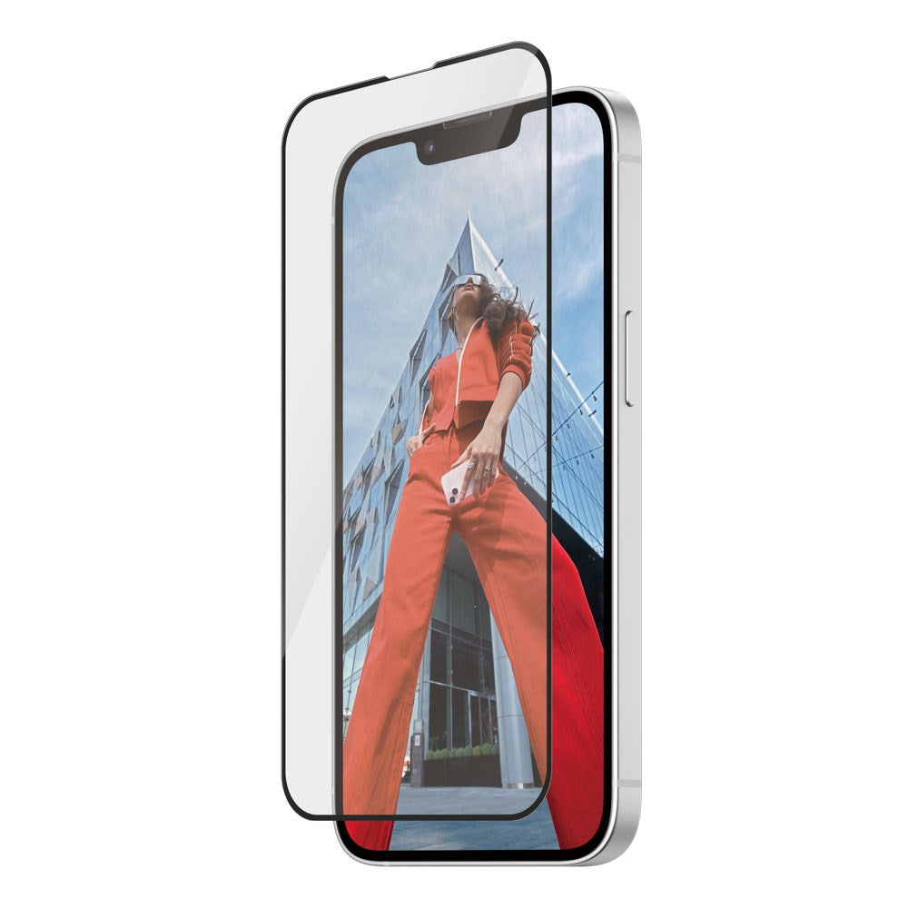 iPhone 17e / 16e / 14 / 13 / 13 Pro PanzerGlass Hærdet Beskyttelsesglas inkl. FastFit In-A-Box - Ultra Wide Fit - Gennemsigtig