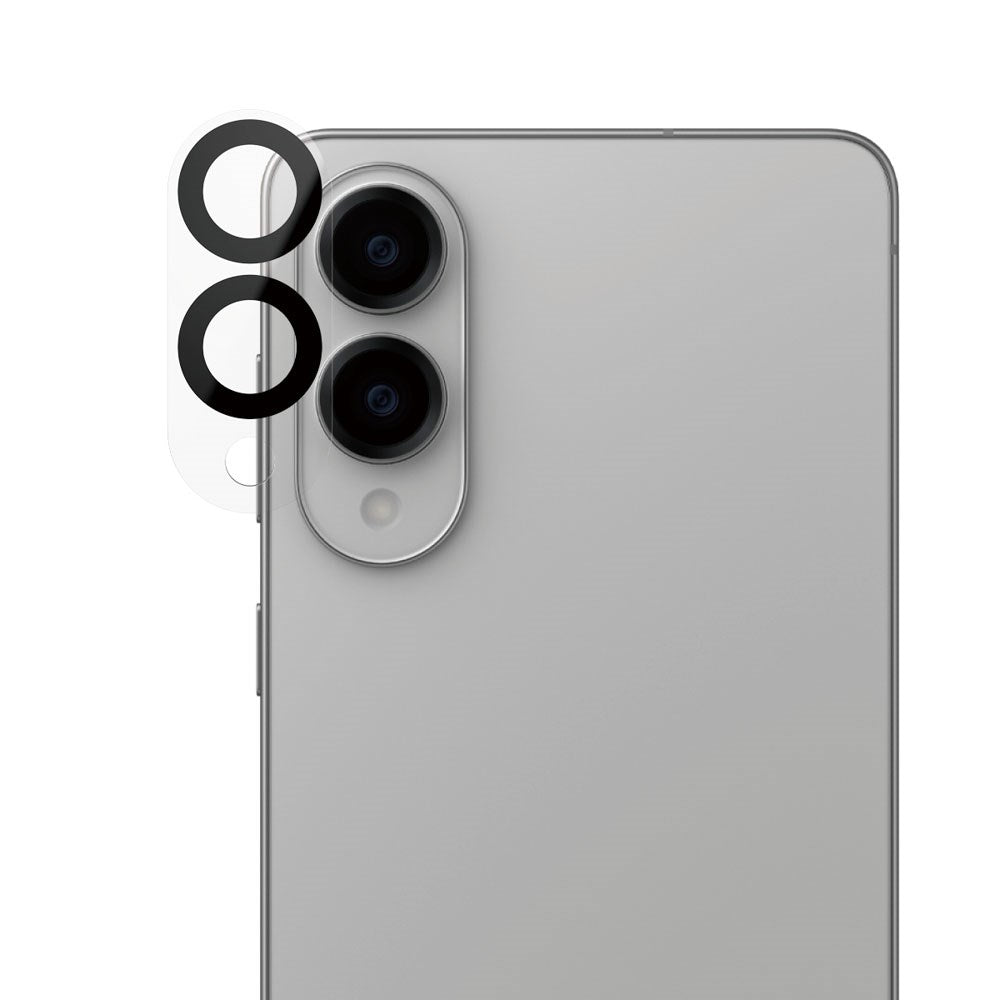 Samsung Galaxy S25 Edge PanzerGlass PicturePerfect - Beskyttelse til Kamera - Platinum Strength - Gennemsigtig / Sort