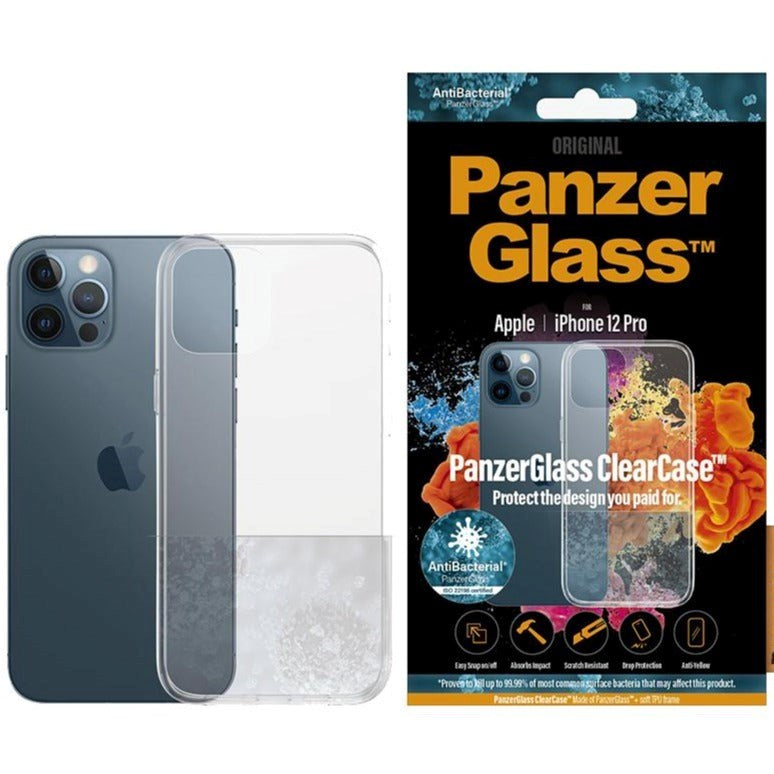 iPhone 12 / 12 Pro Cover PanzerGlass ClearCase Antibakteriel Gennemsigtig