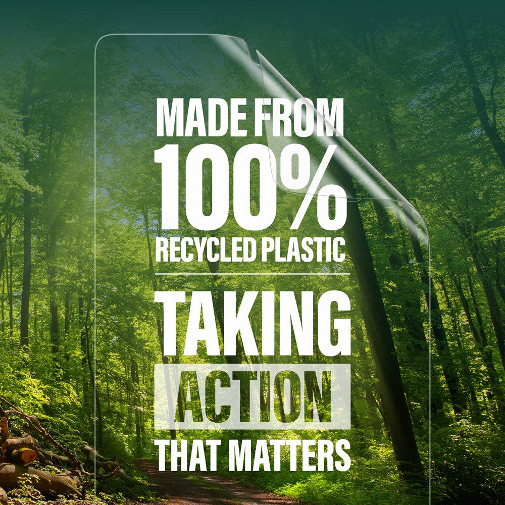 Samsung Galaxy S25 Ultra PanzerGlass Eco Matrix skjermbeskytter - Ultra Wide Fit - Aligner Kit - Platinum Strength - Gjennomsiktig