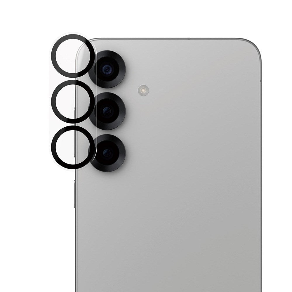 Samsung Galaxy S25+ (Plus) PanzerGlass PicturePerfect - Kamerabeskyttelse - Platinastyrke - Gjennomsiktig / Svart