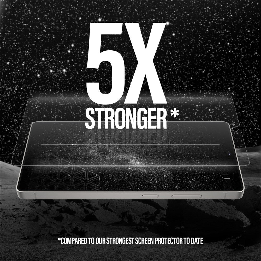 Samsung Galaxy S25 Ultra - PanzerGlass Ultra-Wide Fit keramisk skjermbeskytter - Gjennomsiktig